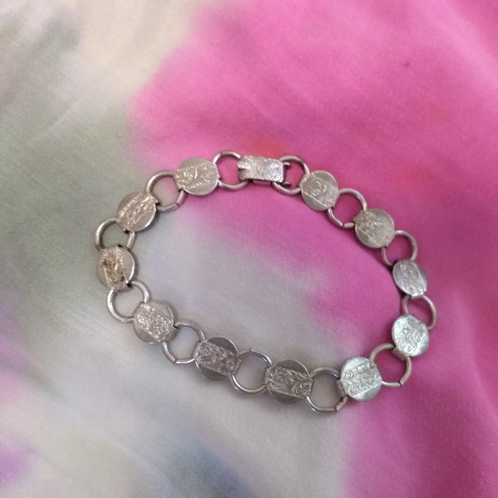 80s Vintage! Sarah Coventry round link bracelet